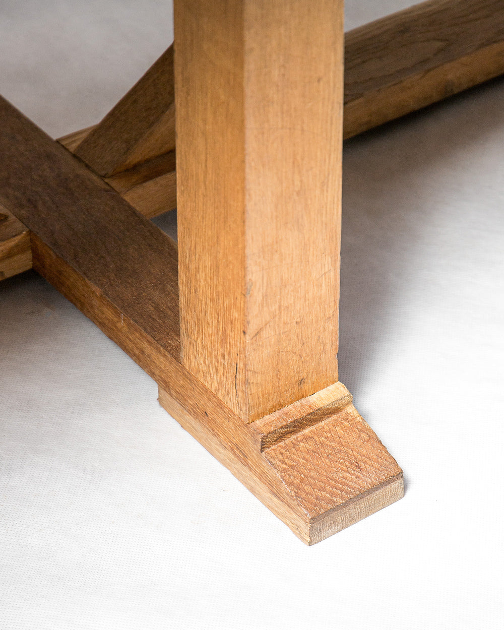 Vintage Zinc-Topped Work Table