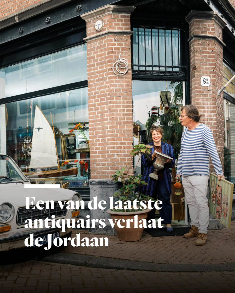 Het Parool - Een van de laatste antiquairs verlaat na 27 jaar de Jordaan