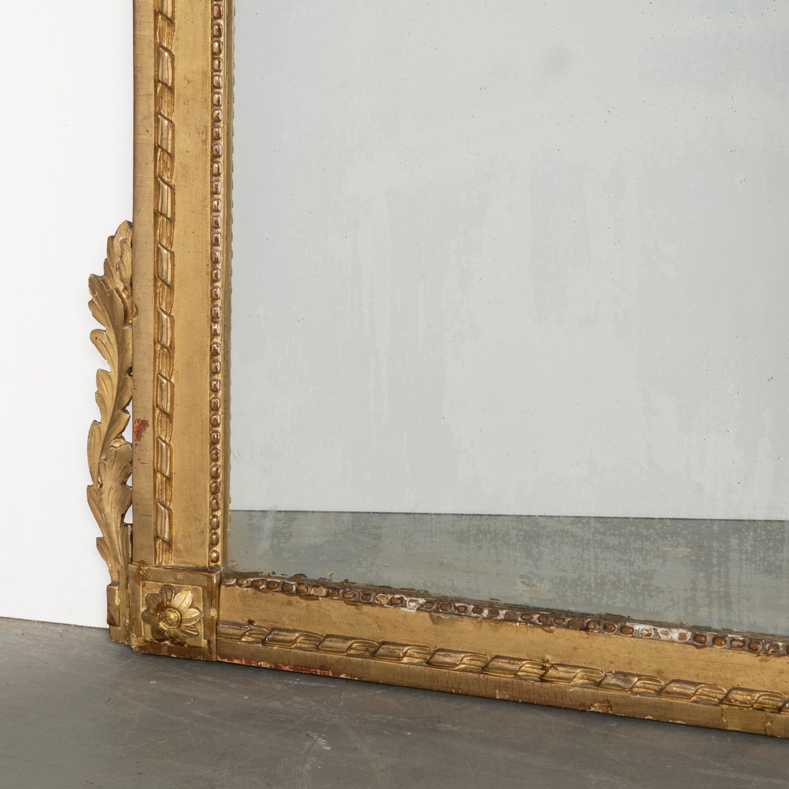 Wildschut Antiques  Large Gustavian Trumeau Mirror