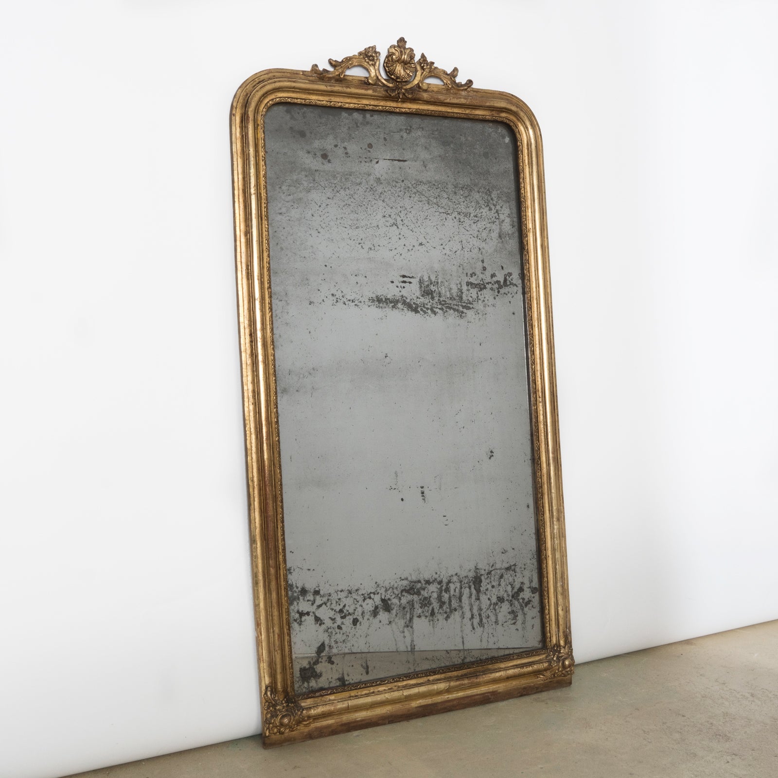 Foxed 19th C Louis Philippe Mirror