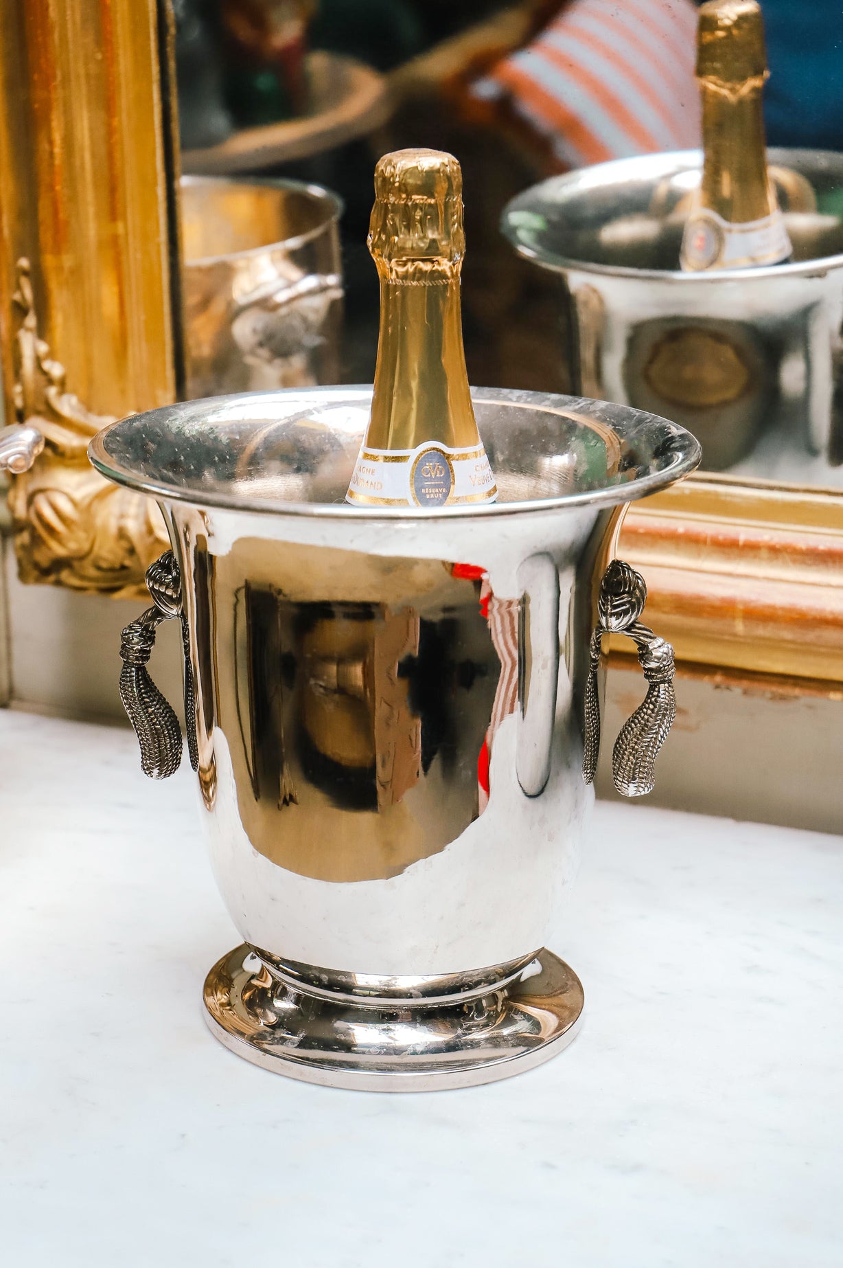 Classical Silver Plated Champagne Cooler