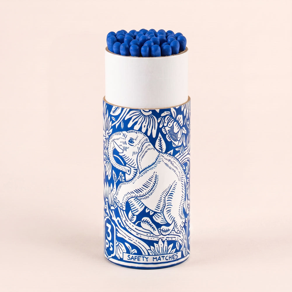 Archivist Gallery Elephant Stamp Small Cylinder Matches