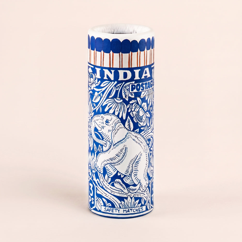 Archivist Gallery Elephant Stamp Small Cylinder Matches