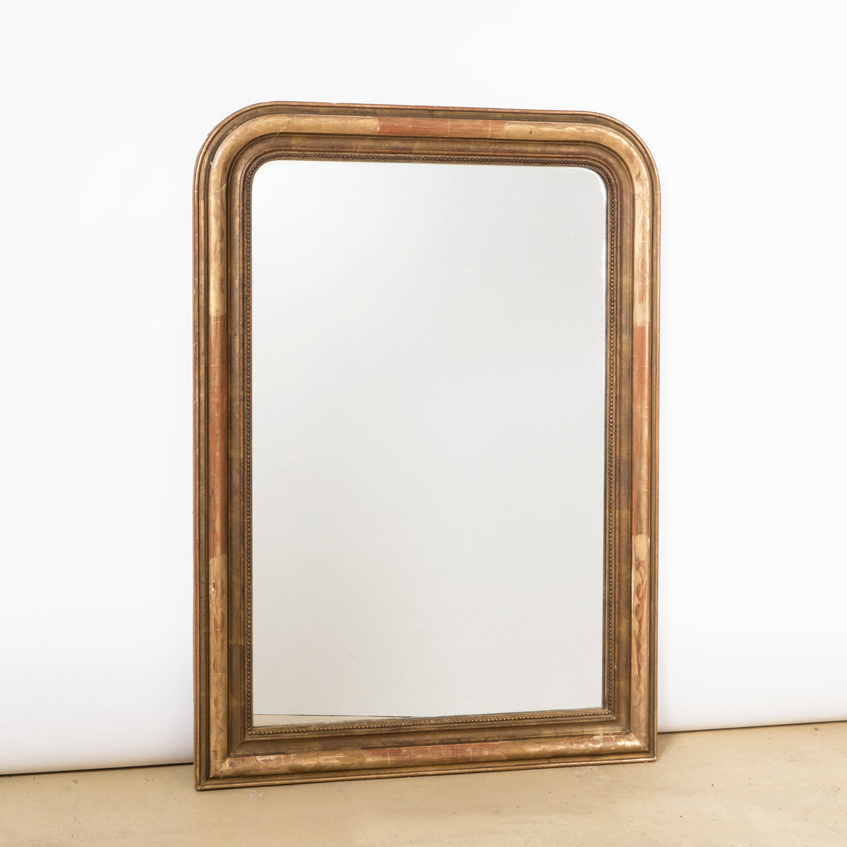 19th C Louis Philippe Gold Rouge Mirror