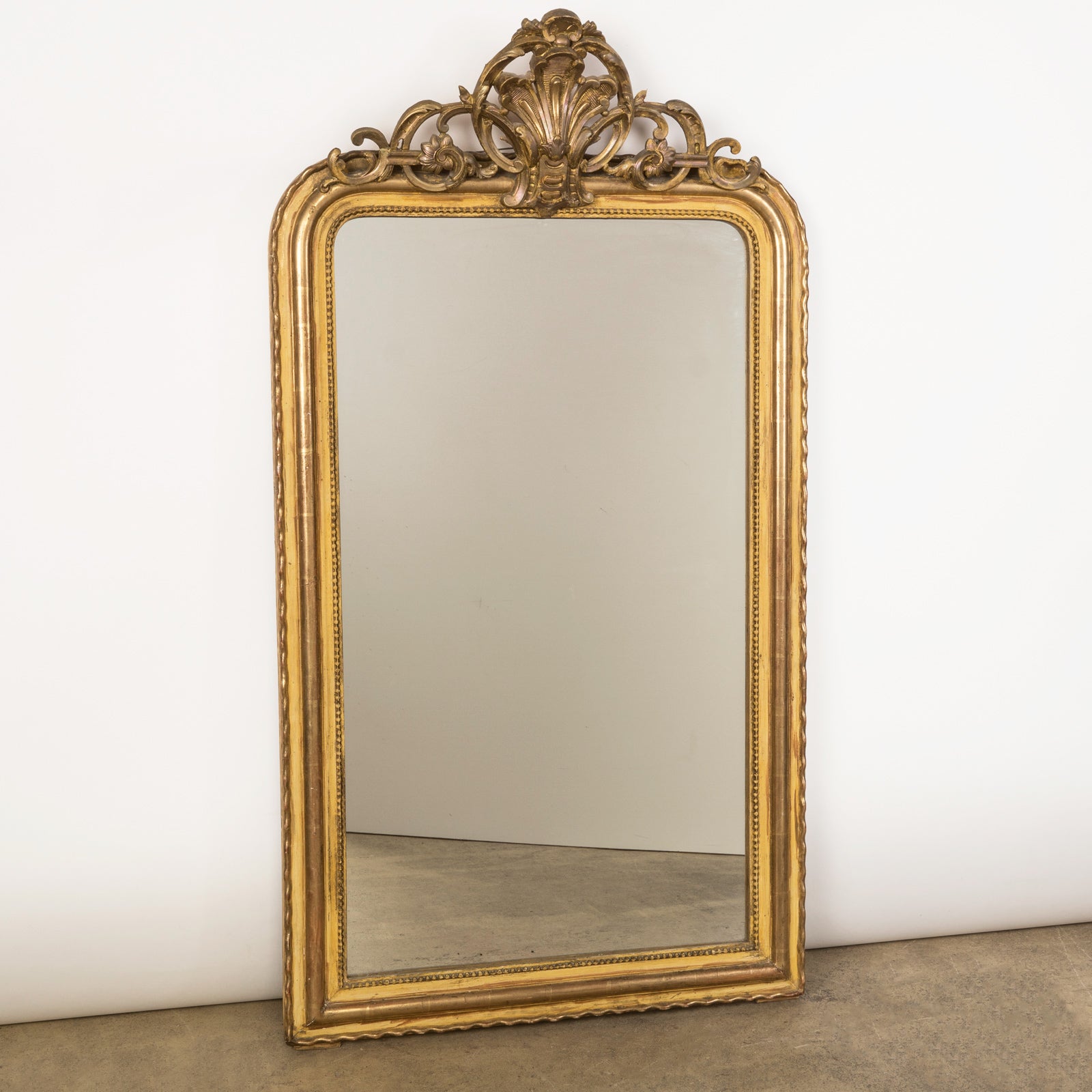 Yellow Gold Antique Mirror