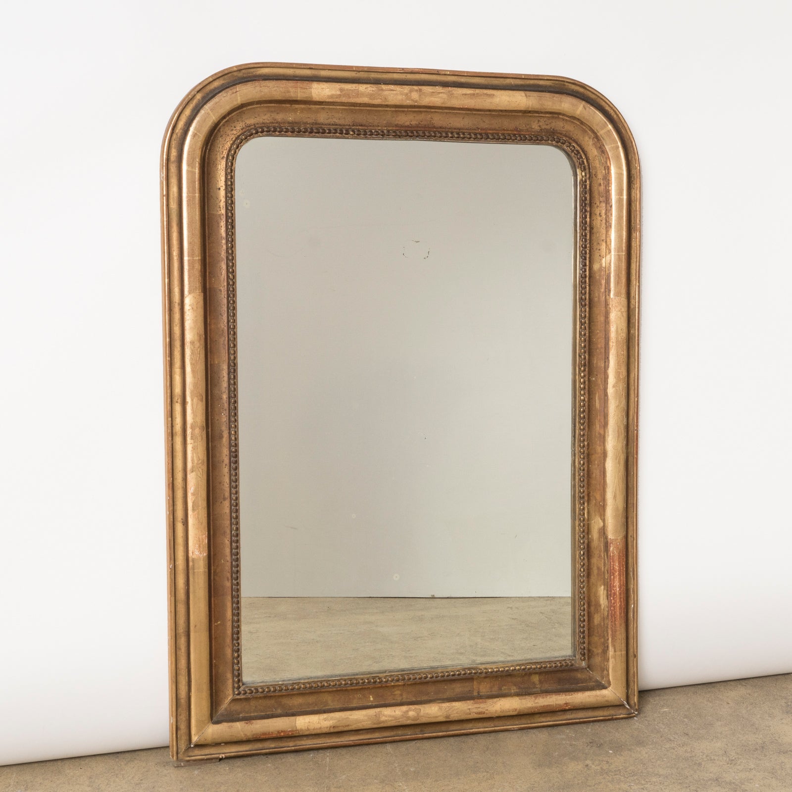 Mirror with Floral Etchings