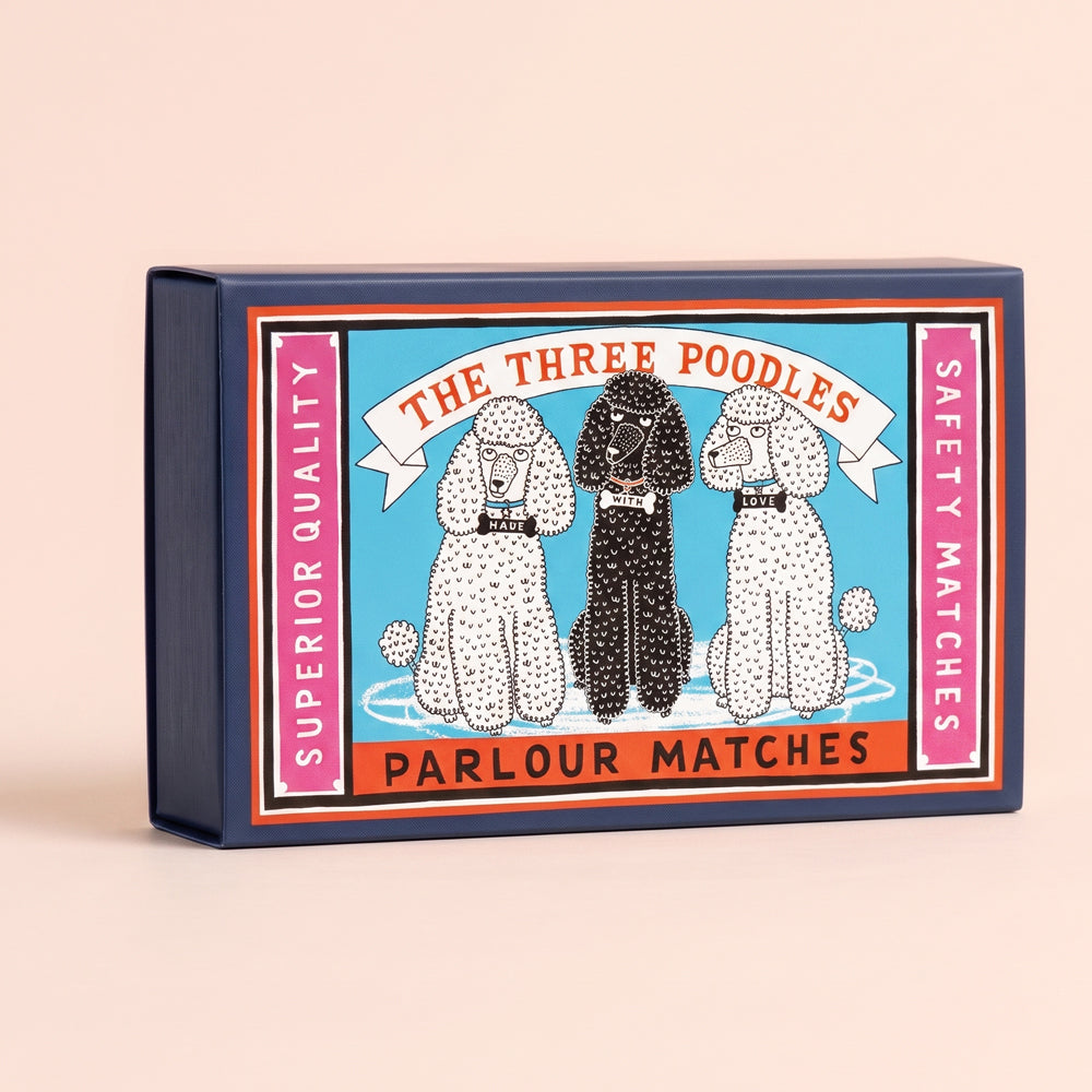Archivist Gallery Giant Three Poodle Luxury Matchbox