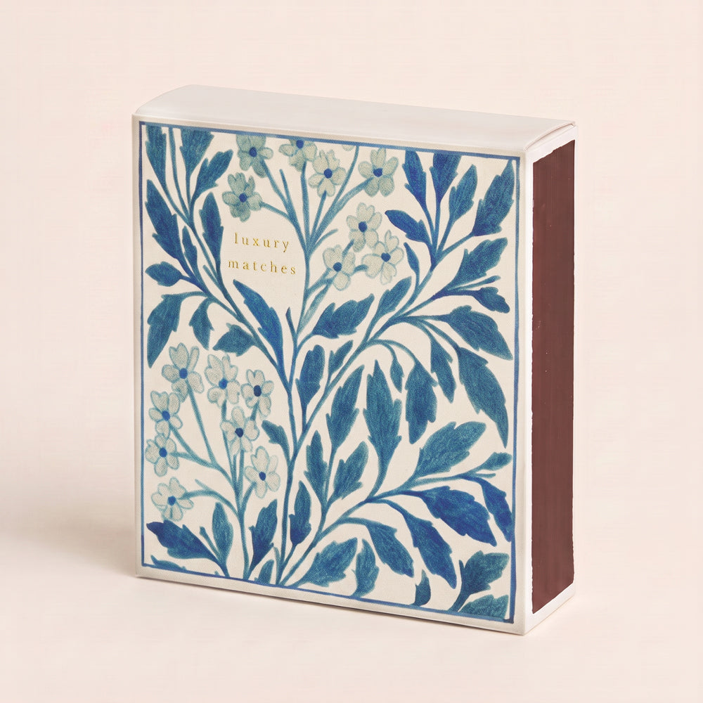 Archivist Gallery Blue Floral Matchbox