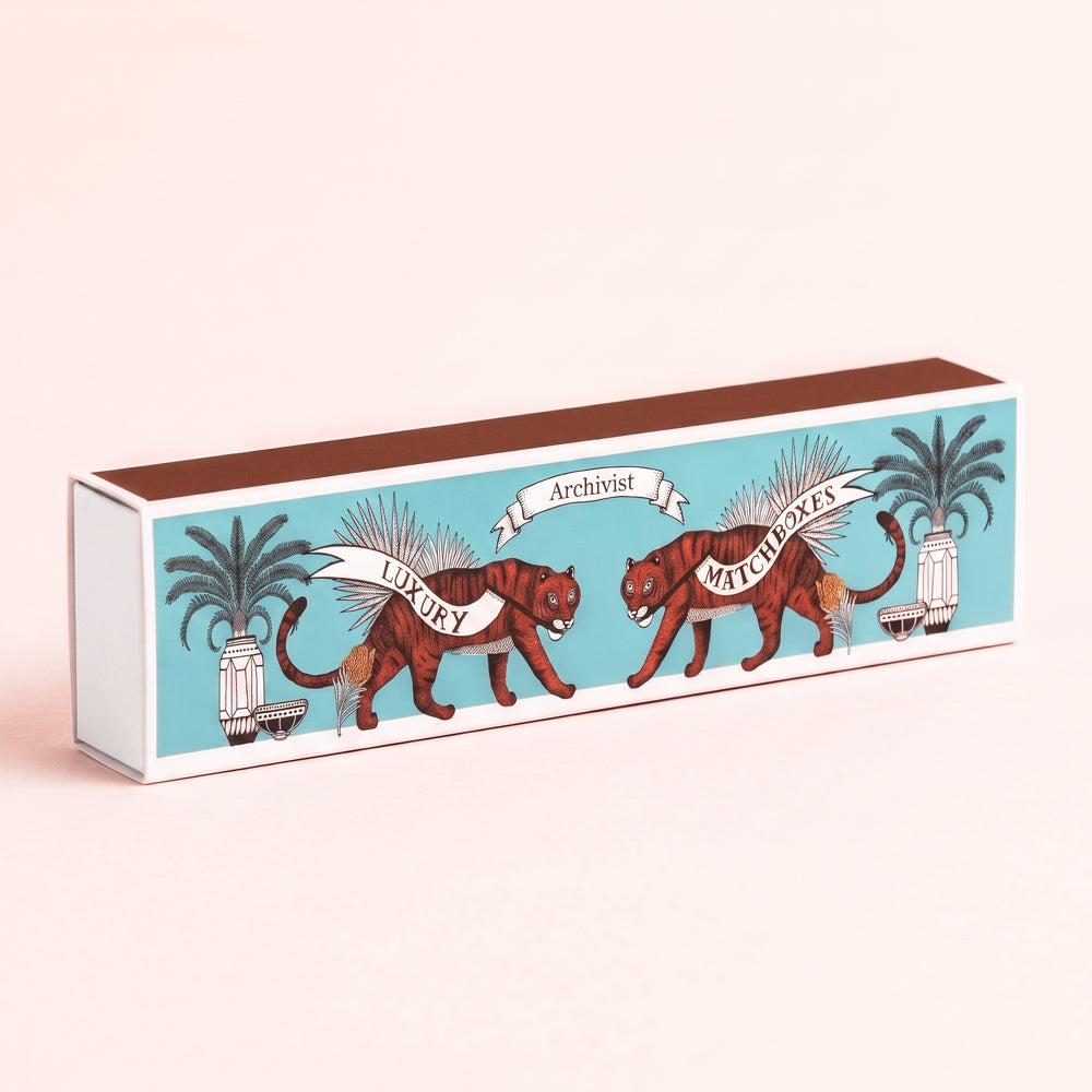 Archivist Gallery Blue Tiger Long Matchbox