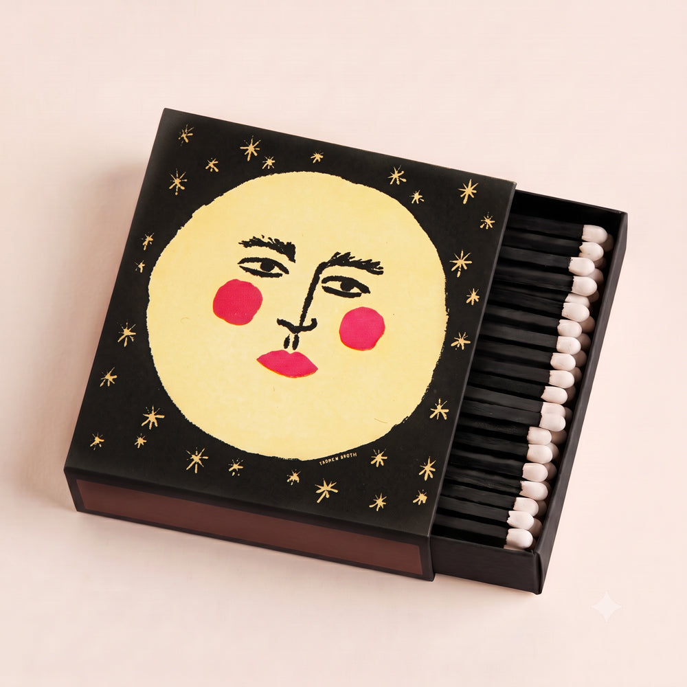 Archivist Gallery Moon Face Luxury Matchbox