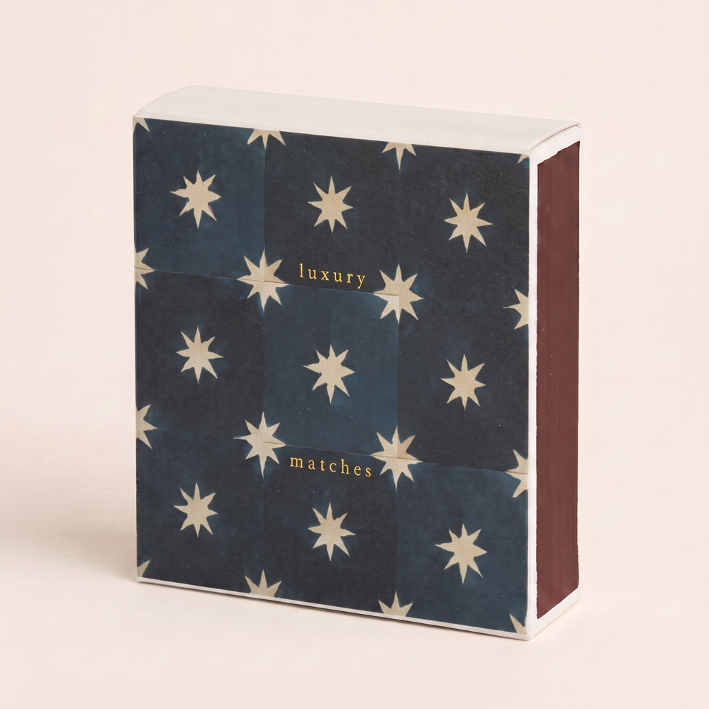 Archivist Gallery Navy Star Tile Matchbox