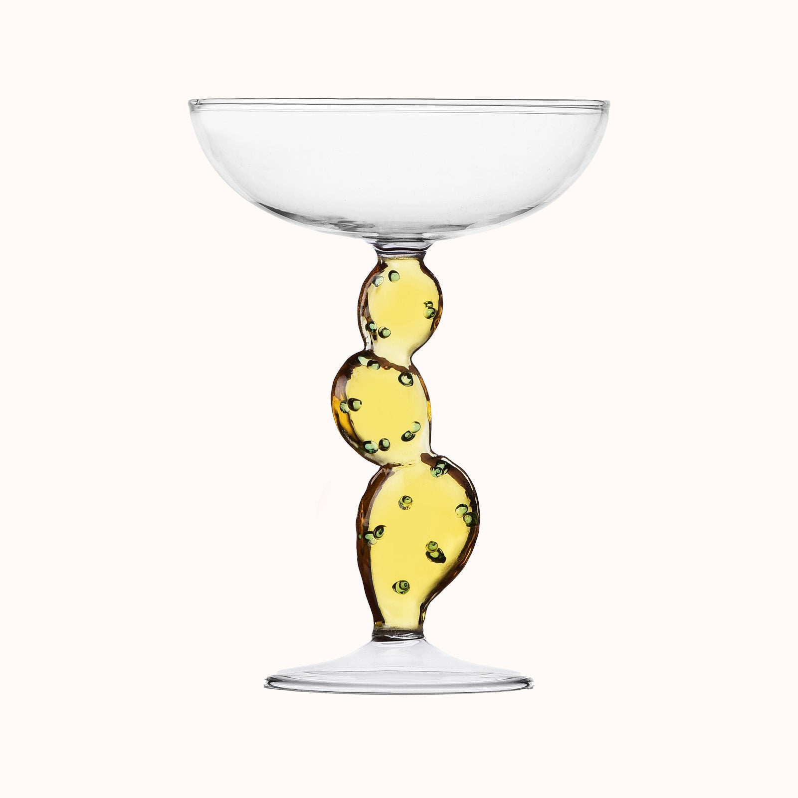Cactus Champagne Coupe Yellow