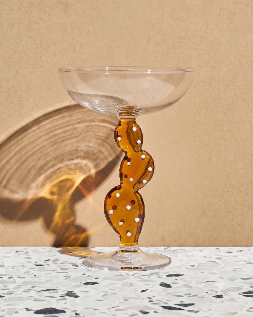 Cactus Champagne Coupe Amber