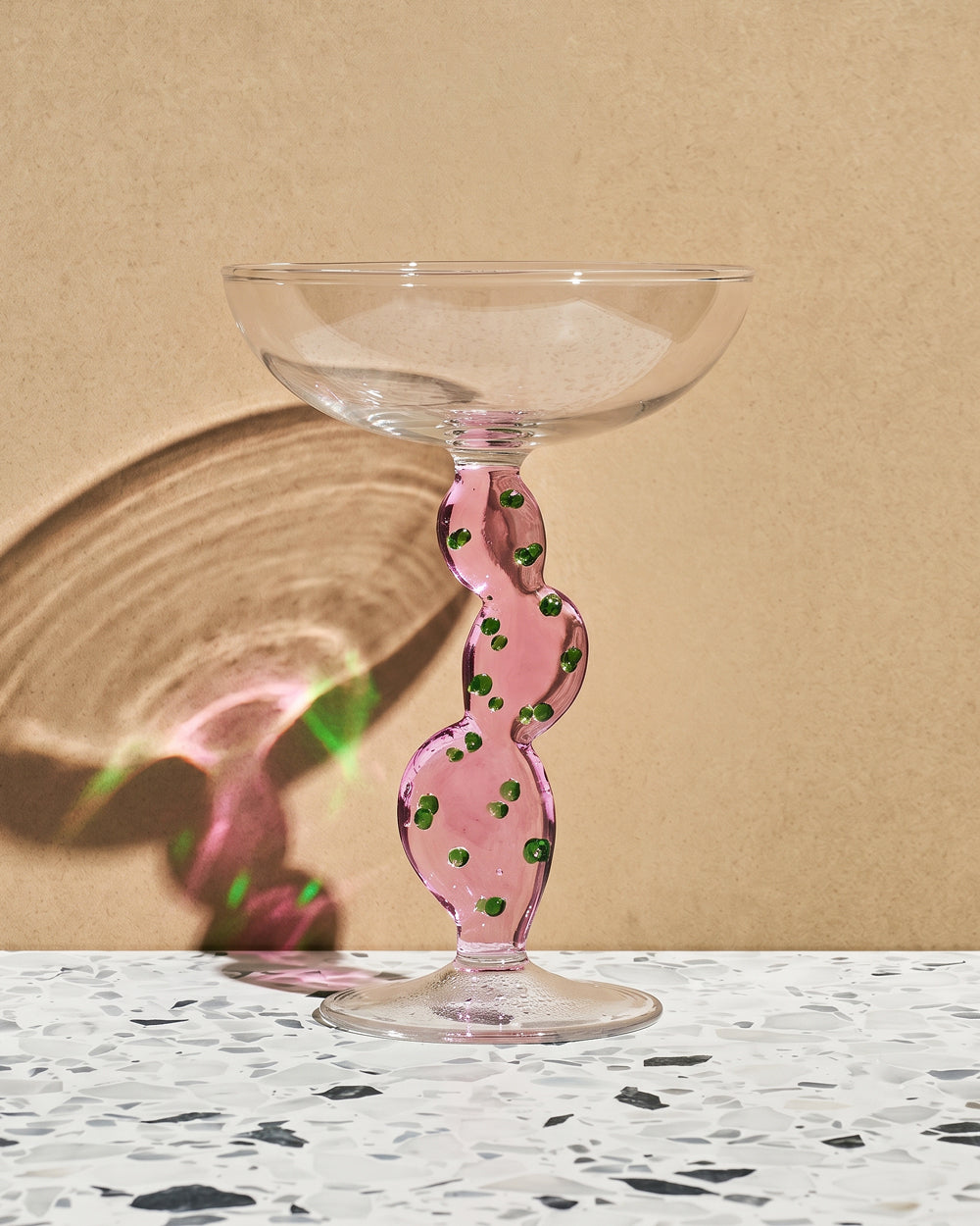 Cactus Desert Champagne Coupe | Pink