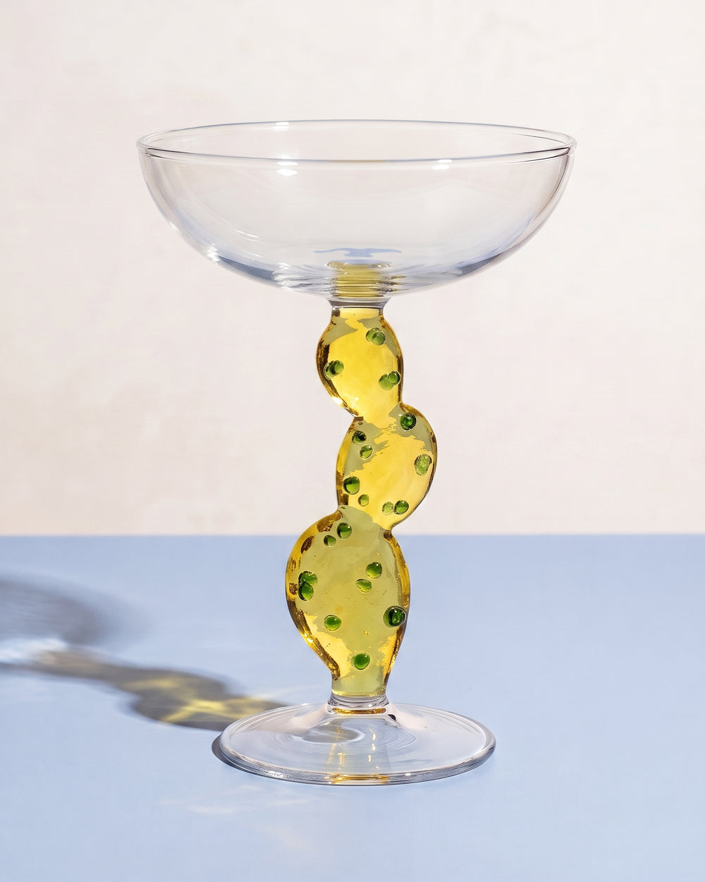Cactus Champagne Coupe Yellow