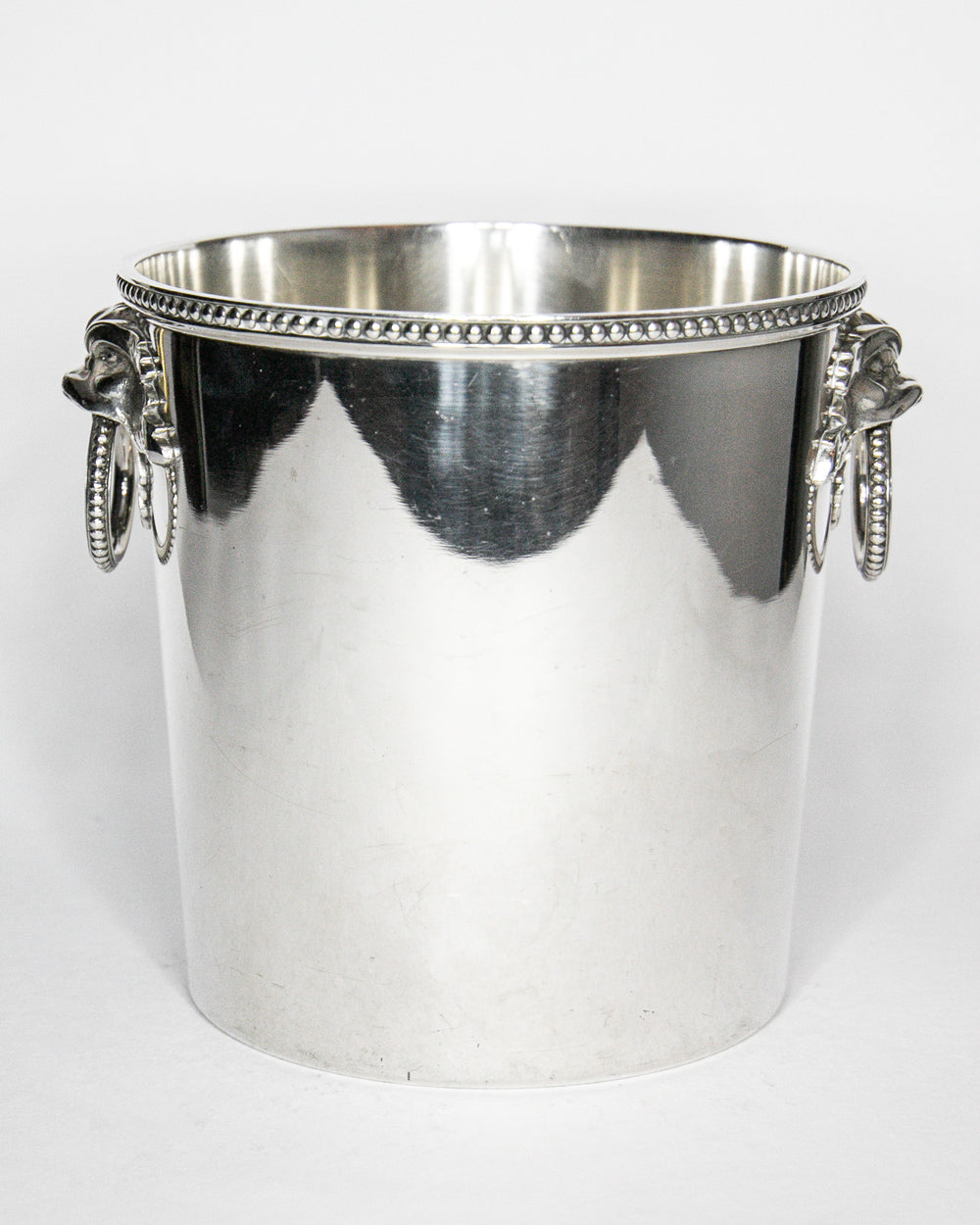 Vintage Silver Plated Foo Dog Cooler and Ice Bucket
