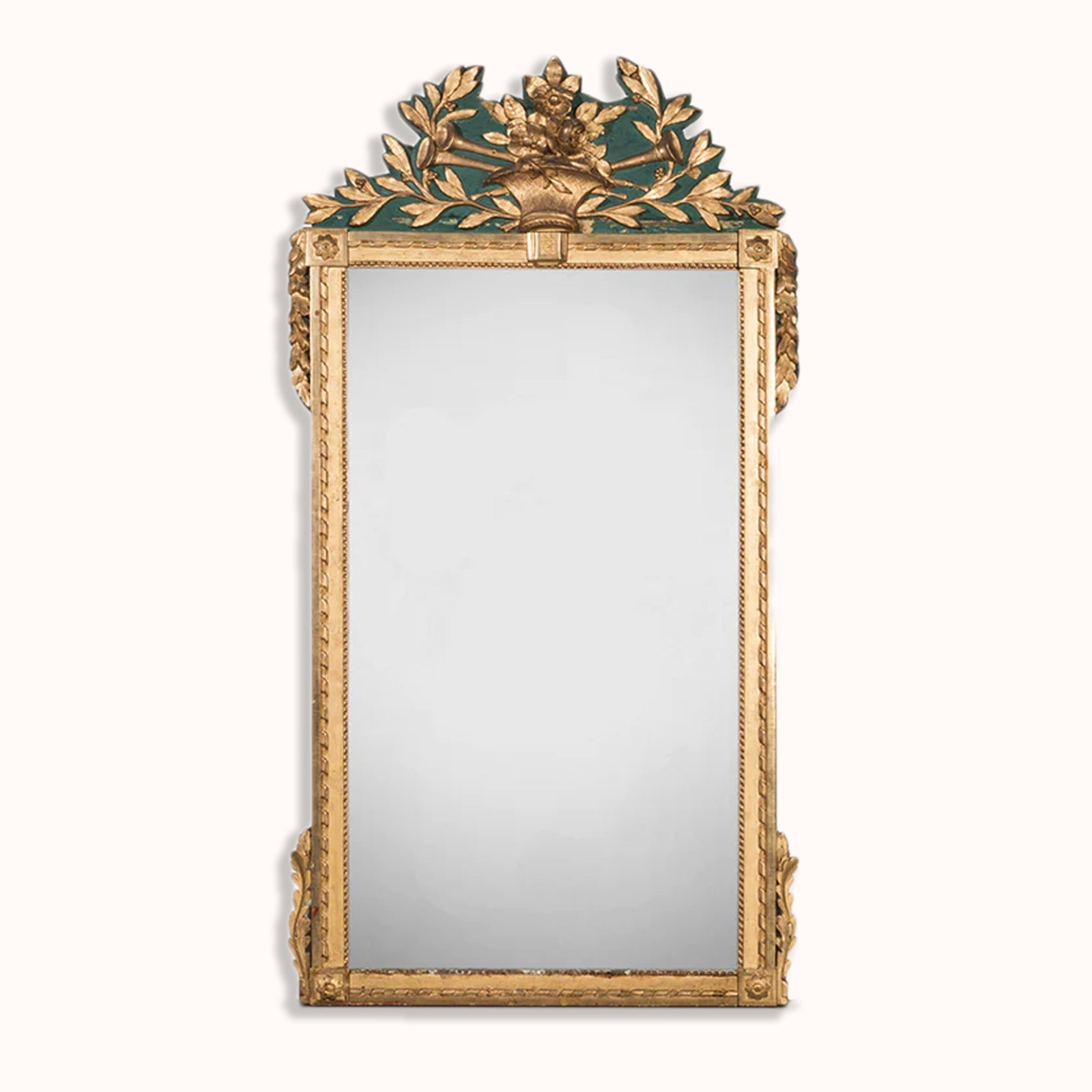 Large Gustavian Trumeau Mirror