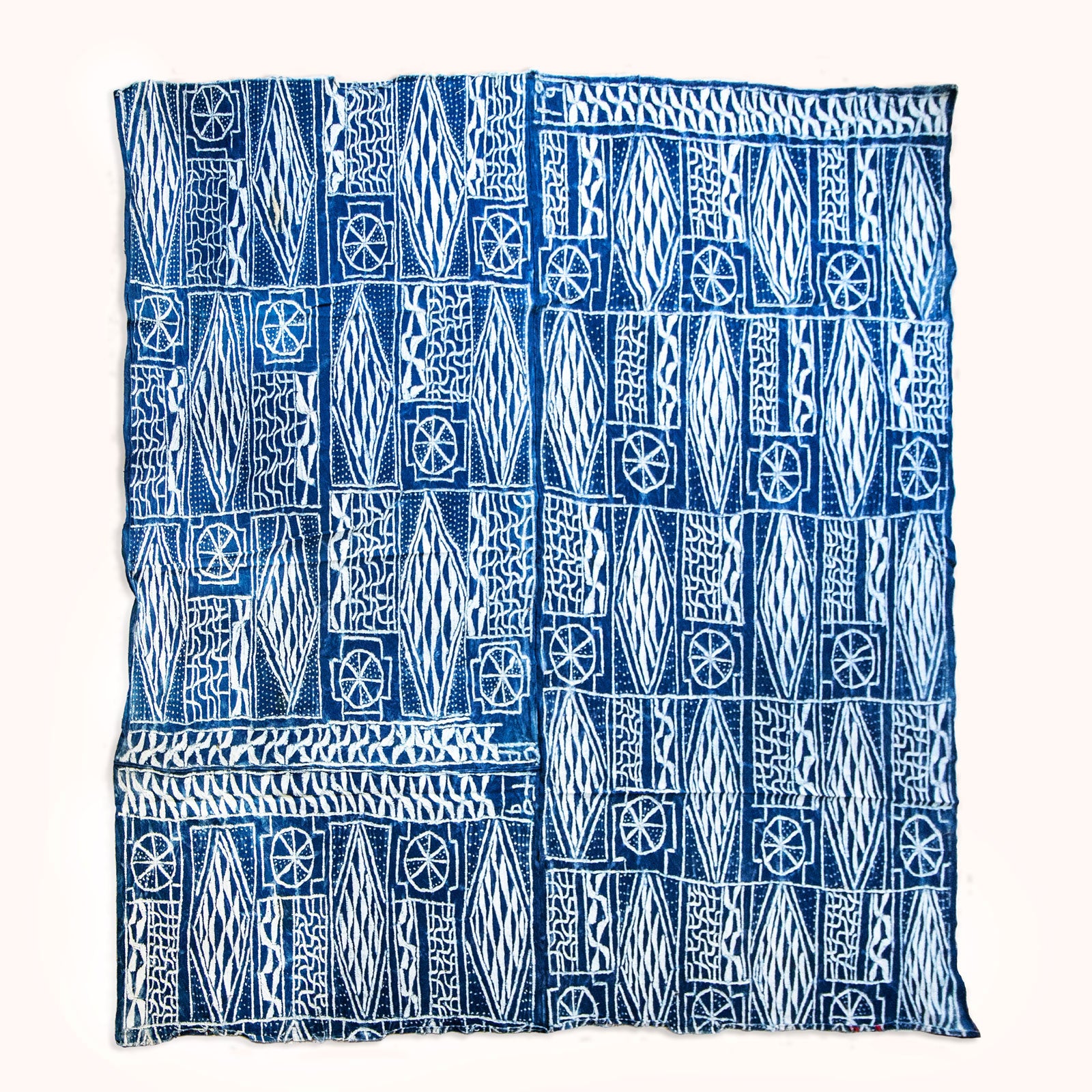 Large 'Ndop' Indigo Textile