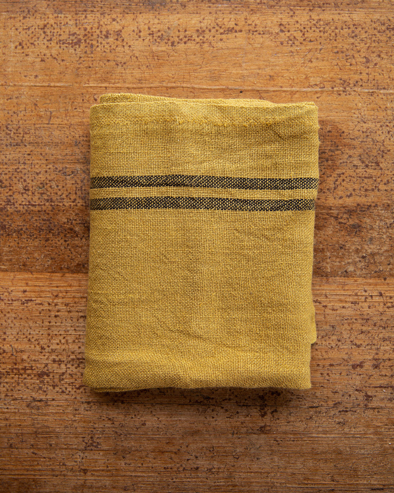 Linen Dish Towel Country Ochre