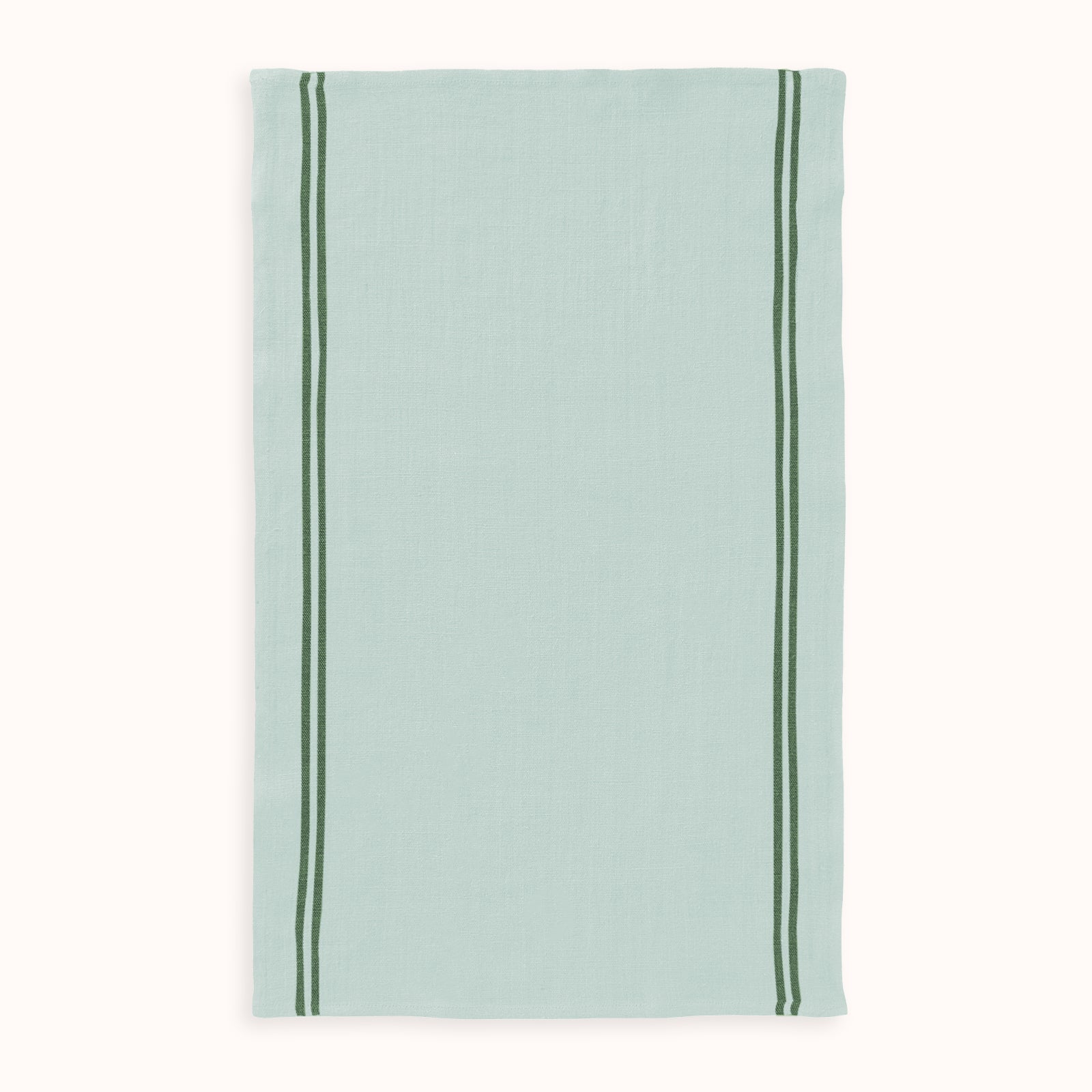 Linen Dish Towel Country Mint Light Green