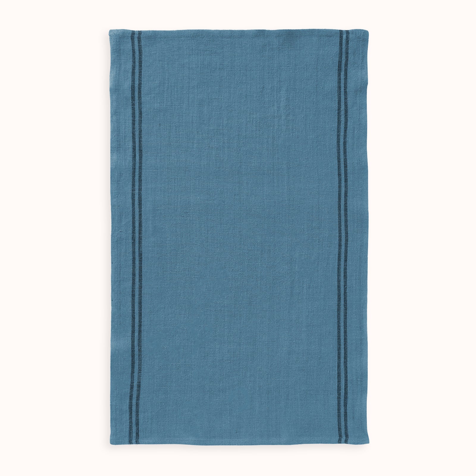 Linen Dish Towel Country Orage Blue