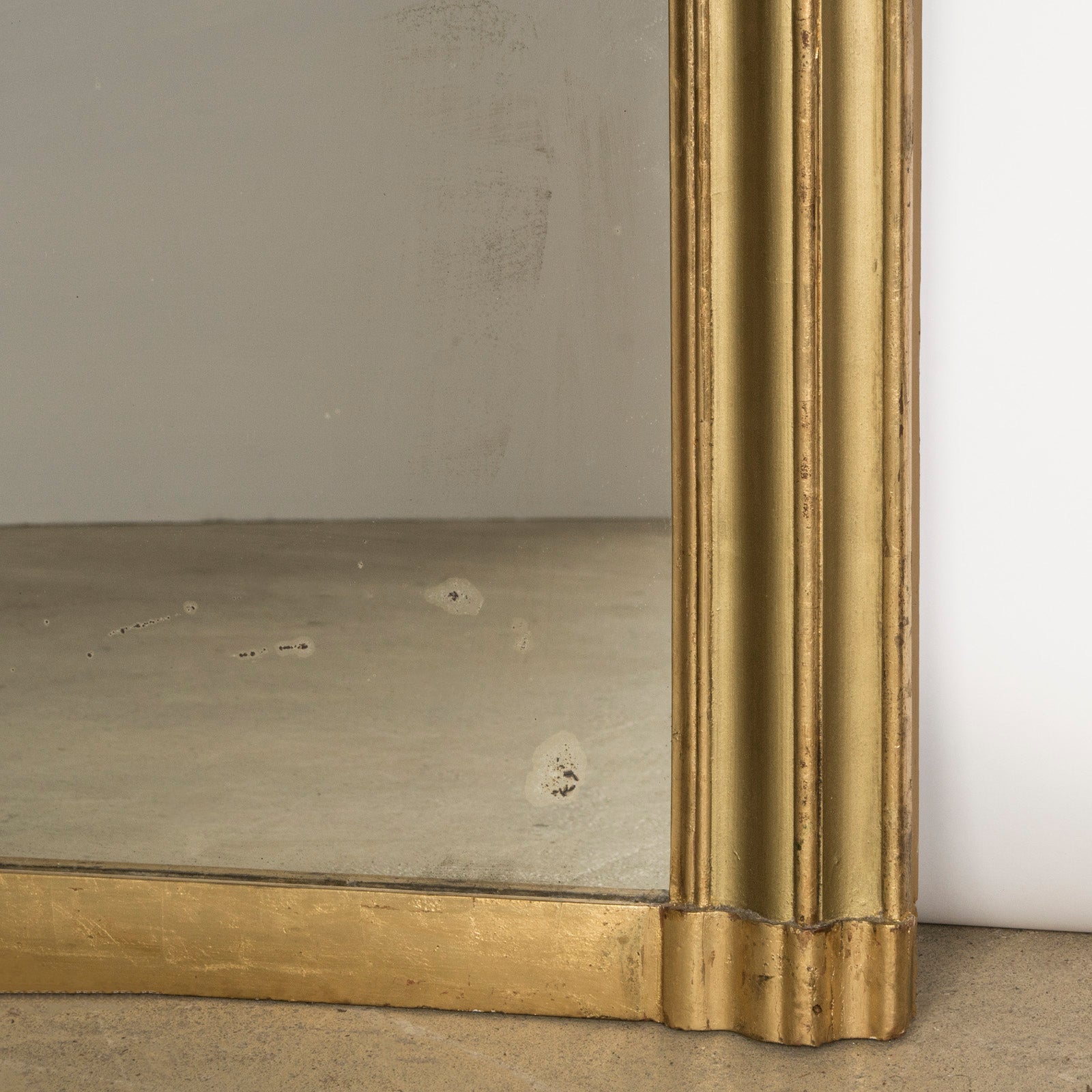 19th C Yellow Gold Louis Philippe Mirror