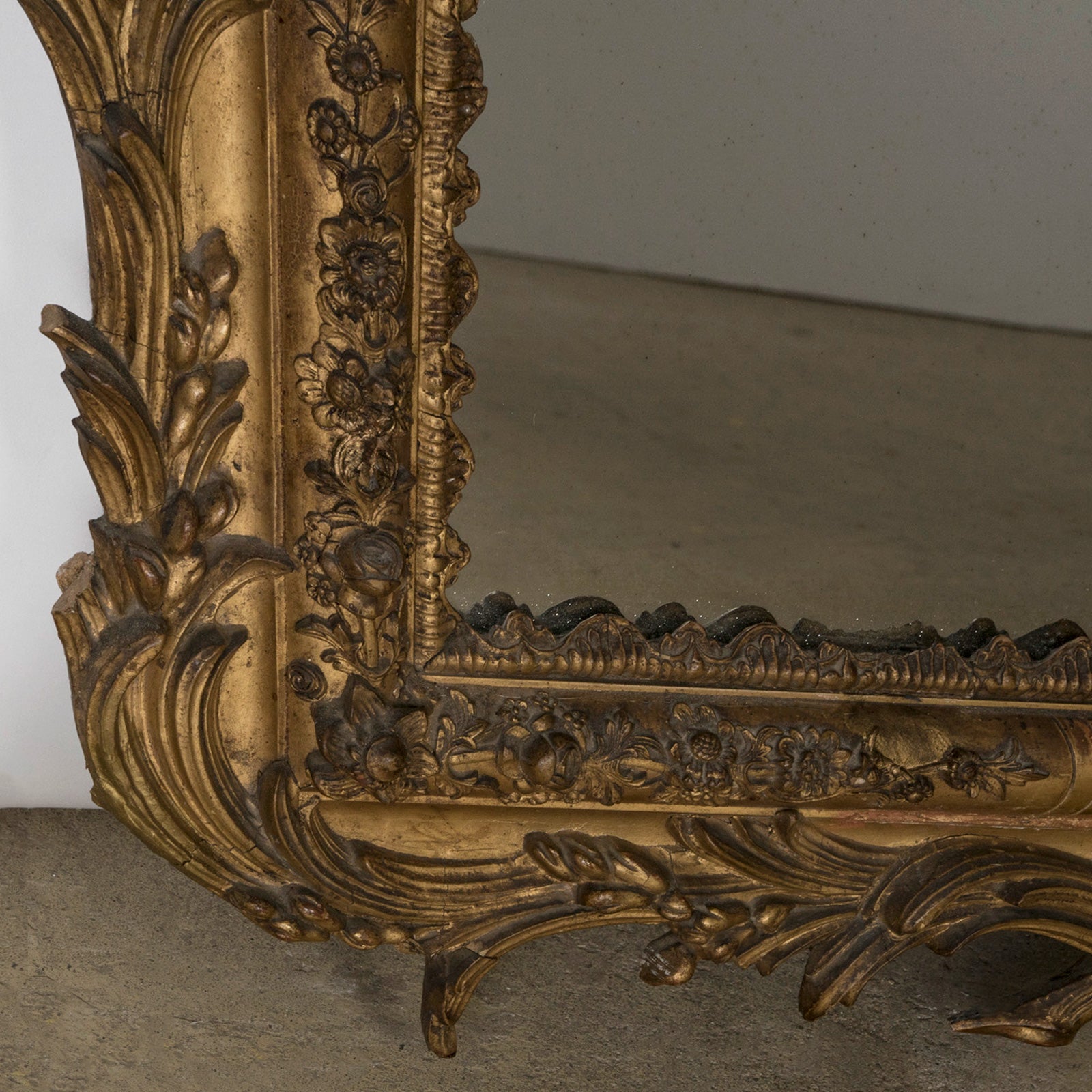 Ornate Louis XV Style Provencal Mirror