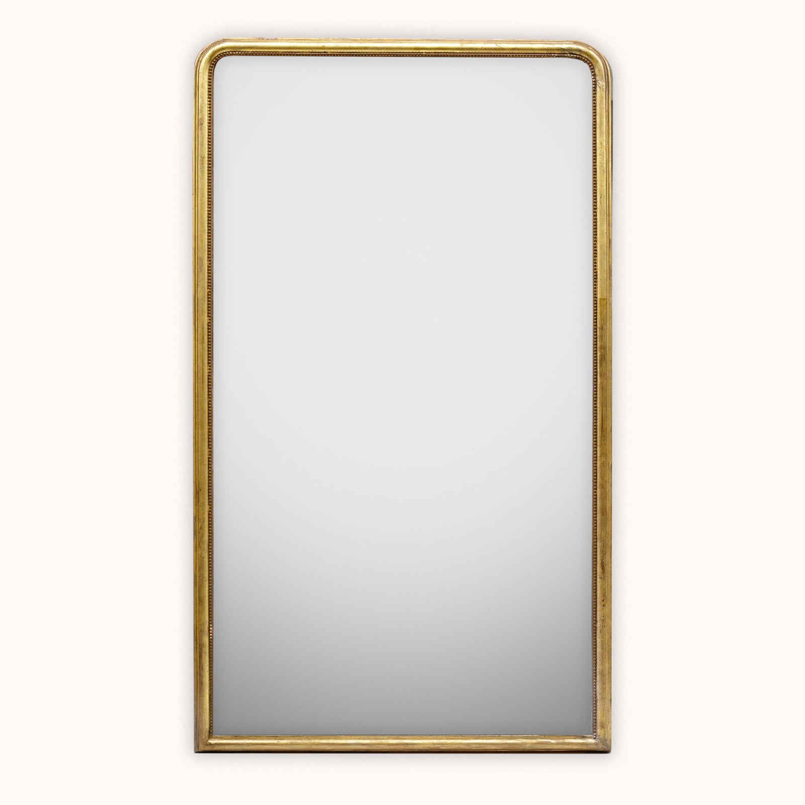 Monumental 19th Louis Philippe Mirror with Slim Frame