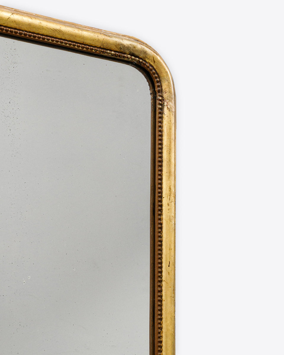 Monumental 19th Louis Philippe Mirror with Slim Frame