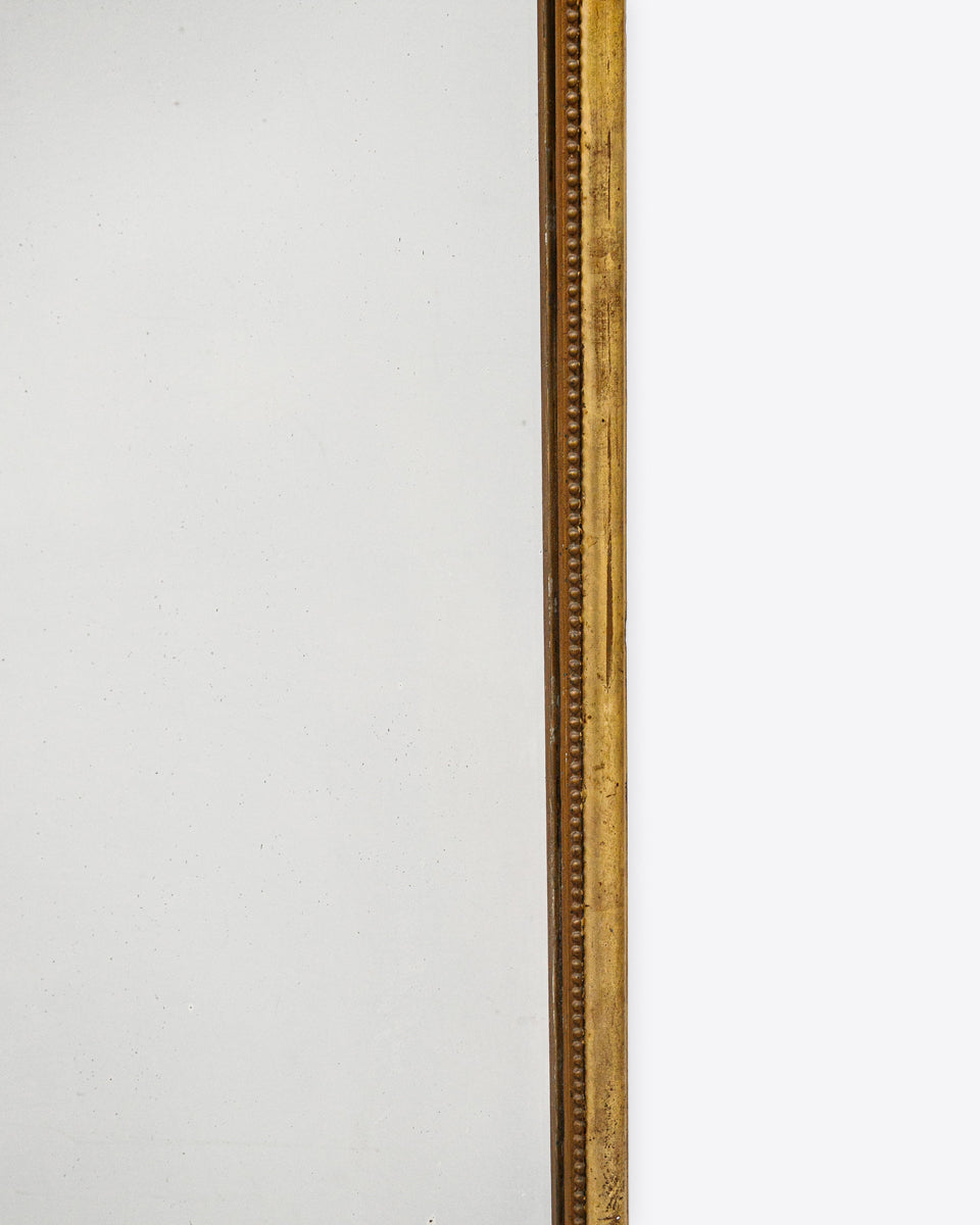 Monumental 19th Louis Philippe Mirror with Slim Frame