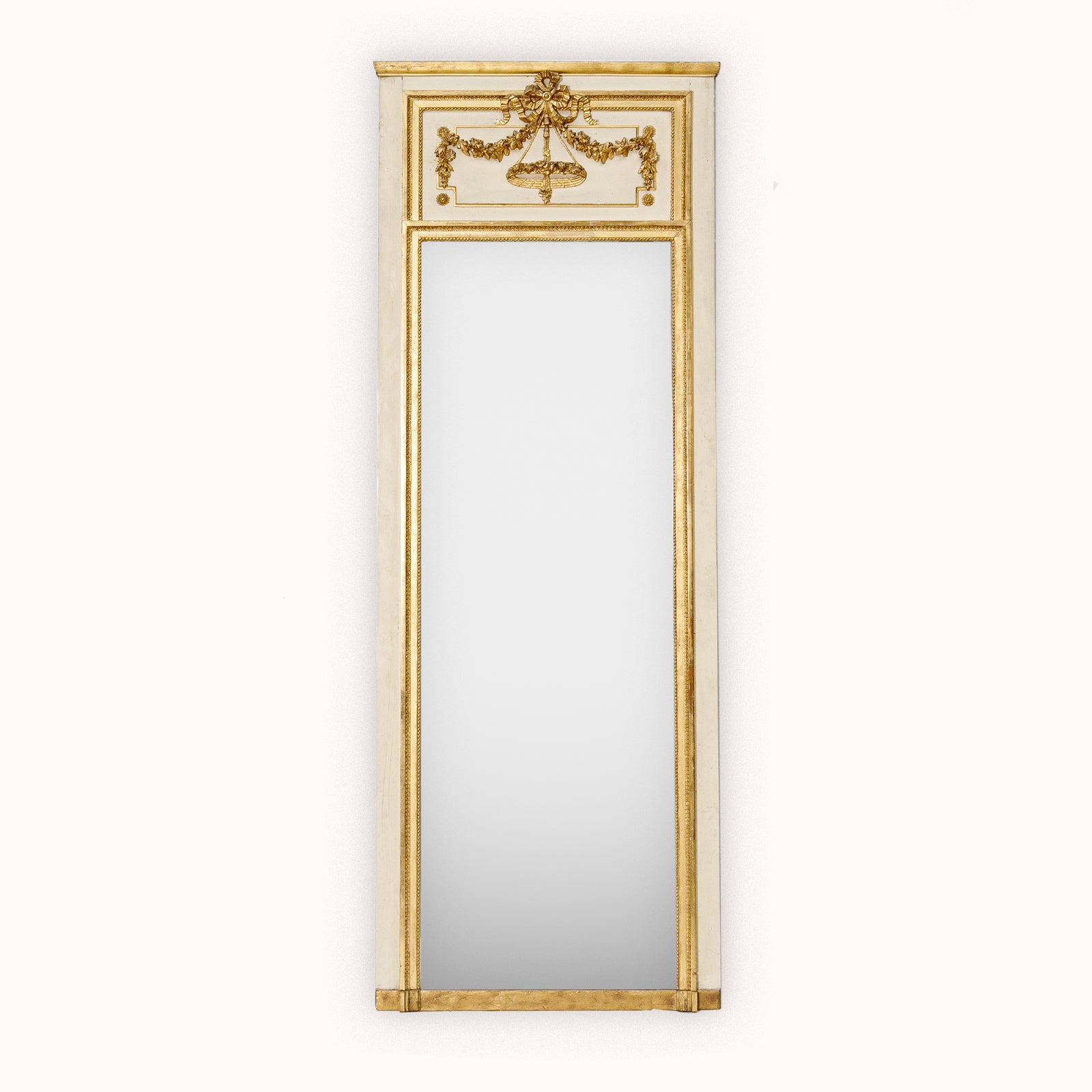 19th C Narrow French Louis XVI Style Mirror