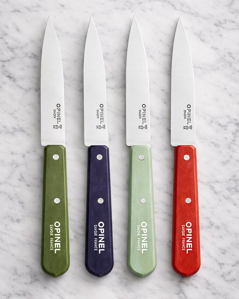 Classic Opinel No.112 Stainless Steel Paring Knives Set