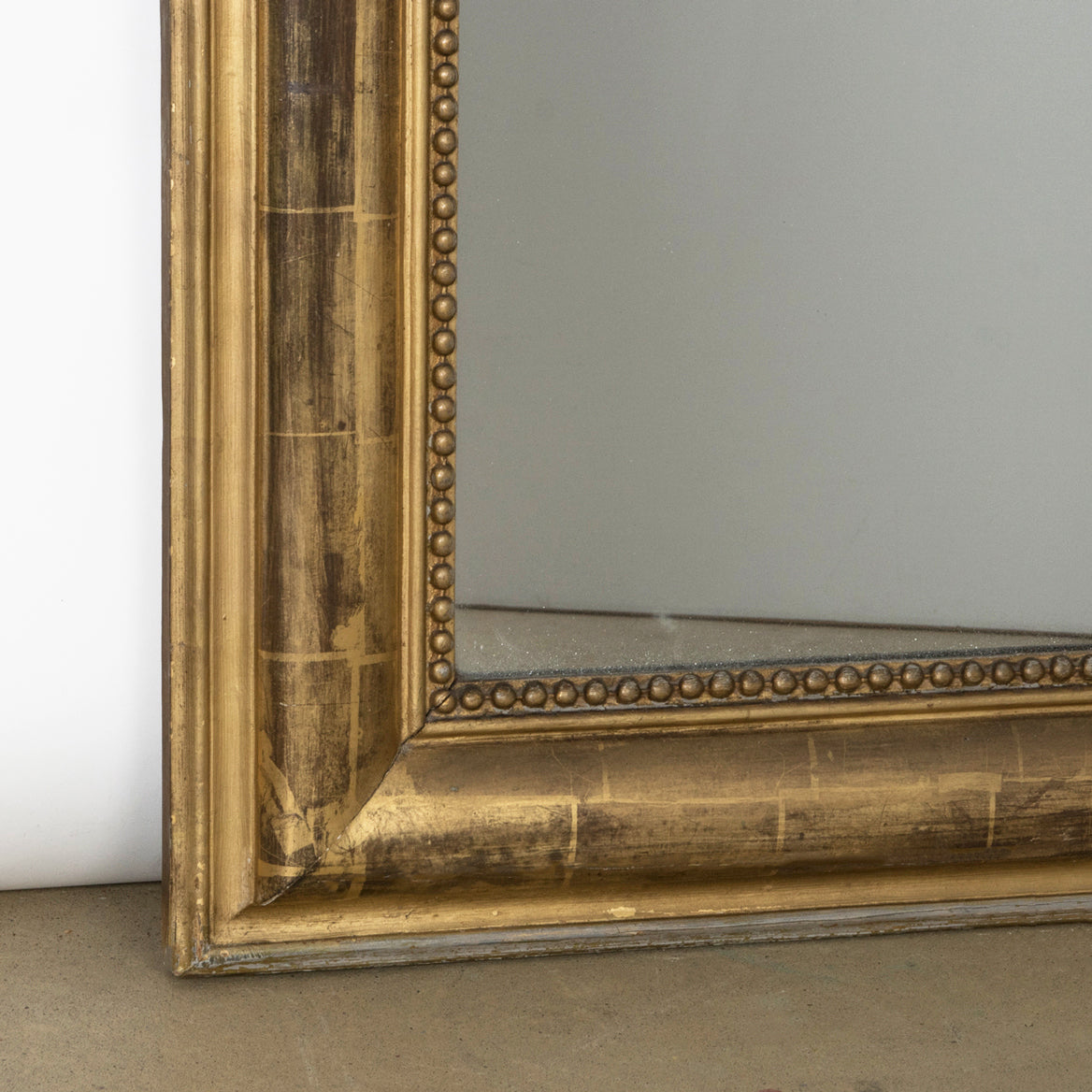 Large French Antique 19th C Louis Philippe Mirror