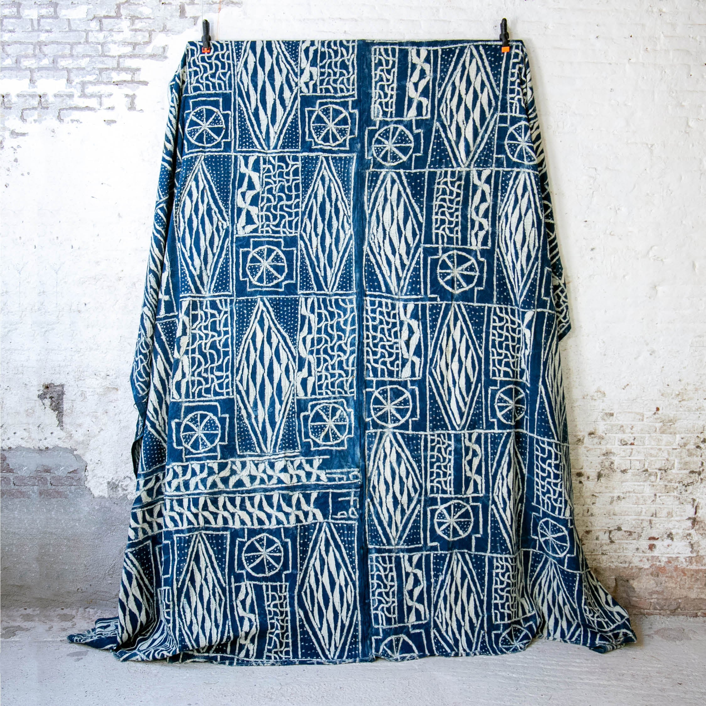 Large 'Ndop' Indigo Textile