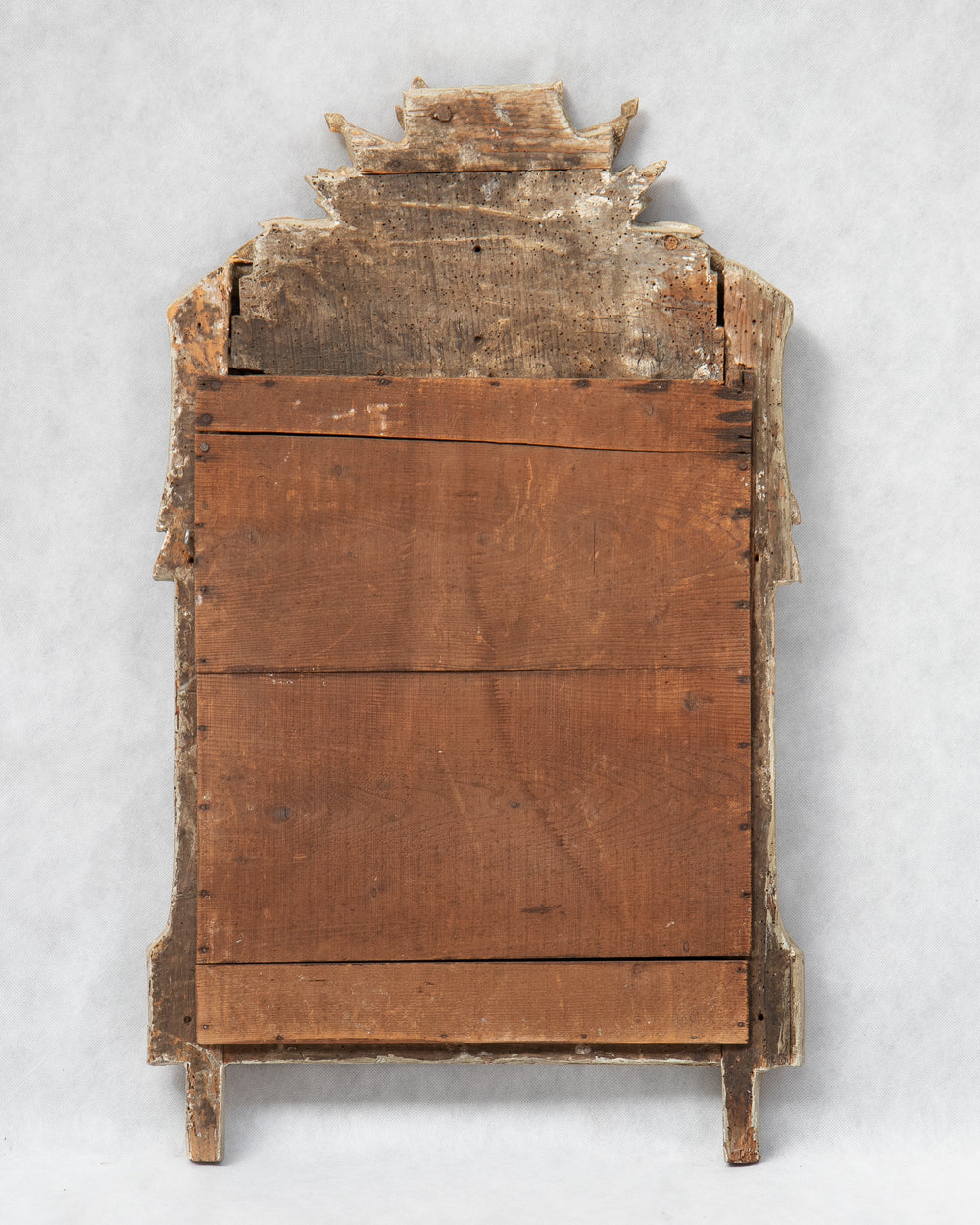 Rare Louis XVI Mirror with Revolutionary Bonnet Rouge Crest, c.1790