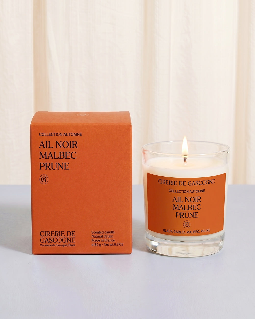 Cirerie de Gascogne Scented Candle | Black Garlic, Malbec & Prune