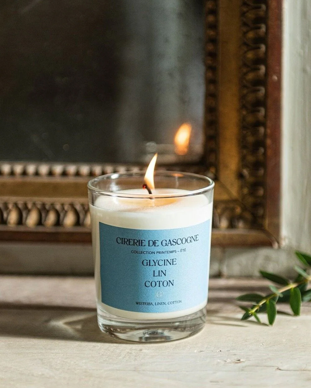 Cirerie de Gascogne Scented Candle | Wisteria, Linen & Cotton