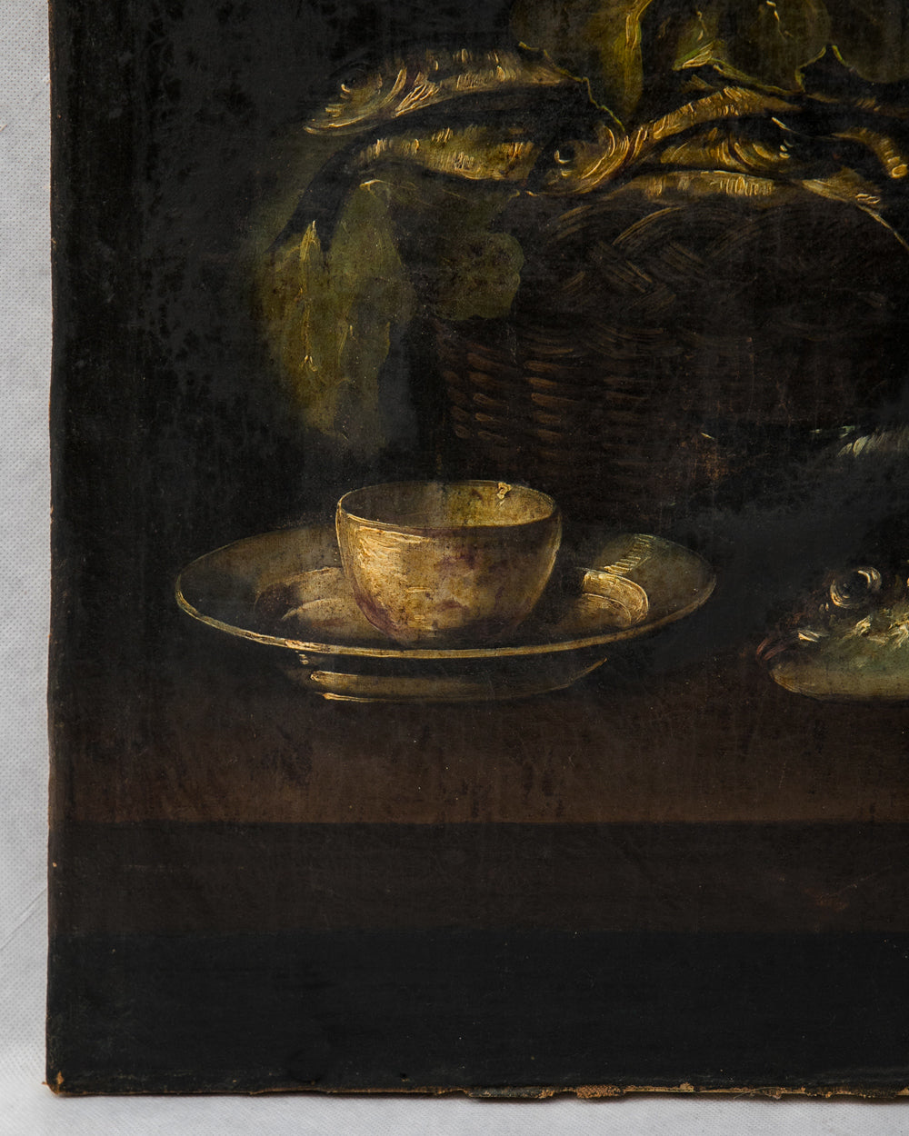 A Pair of Neapolitan Fish Still Lifes, 19th Century