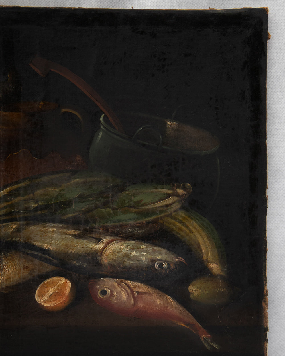 A Pair of Neapolitan Fish Still Lifes, 19th Century