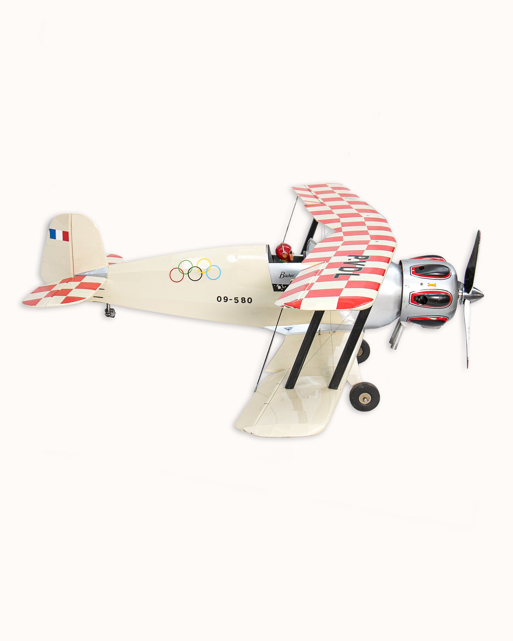Large Vintage The Jungmeister Aerobatic Airplane Model