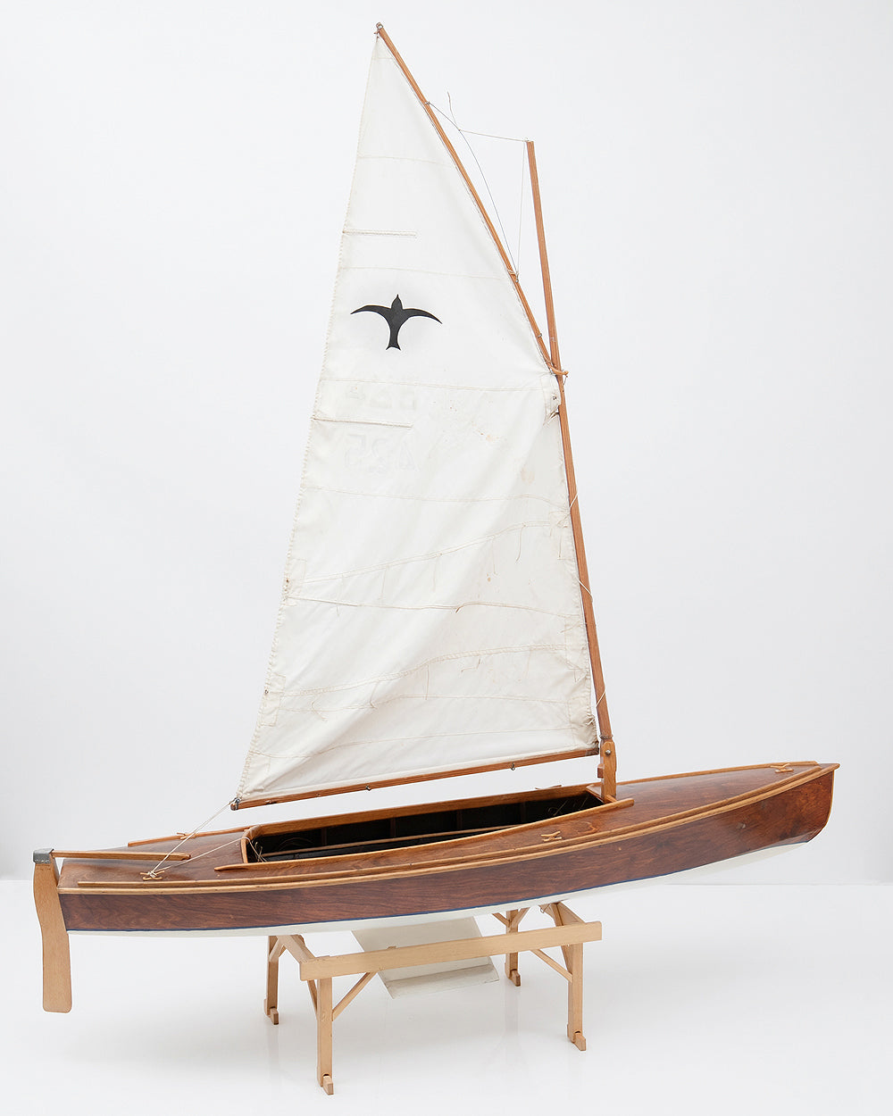 Grand Vintage Dutch “Valk” Sailing Model, 1970s
