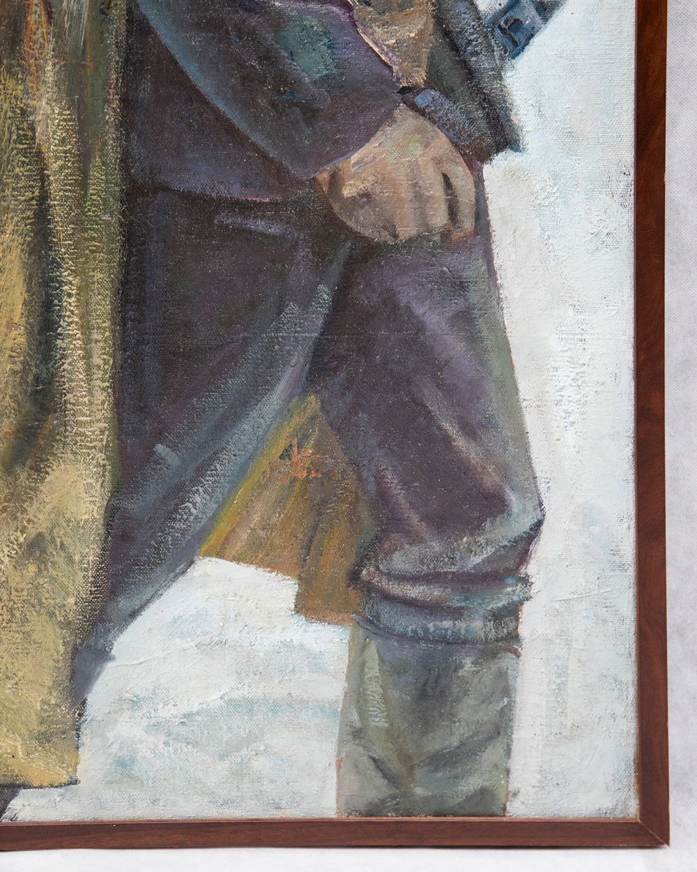 Departure of the Soldiers or The Kiss, Oil Painting, 1979