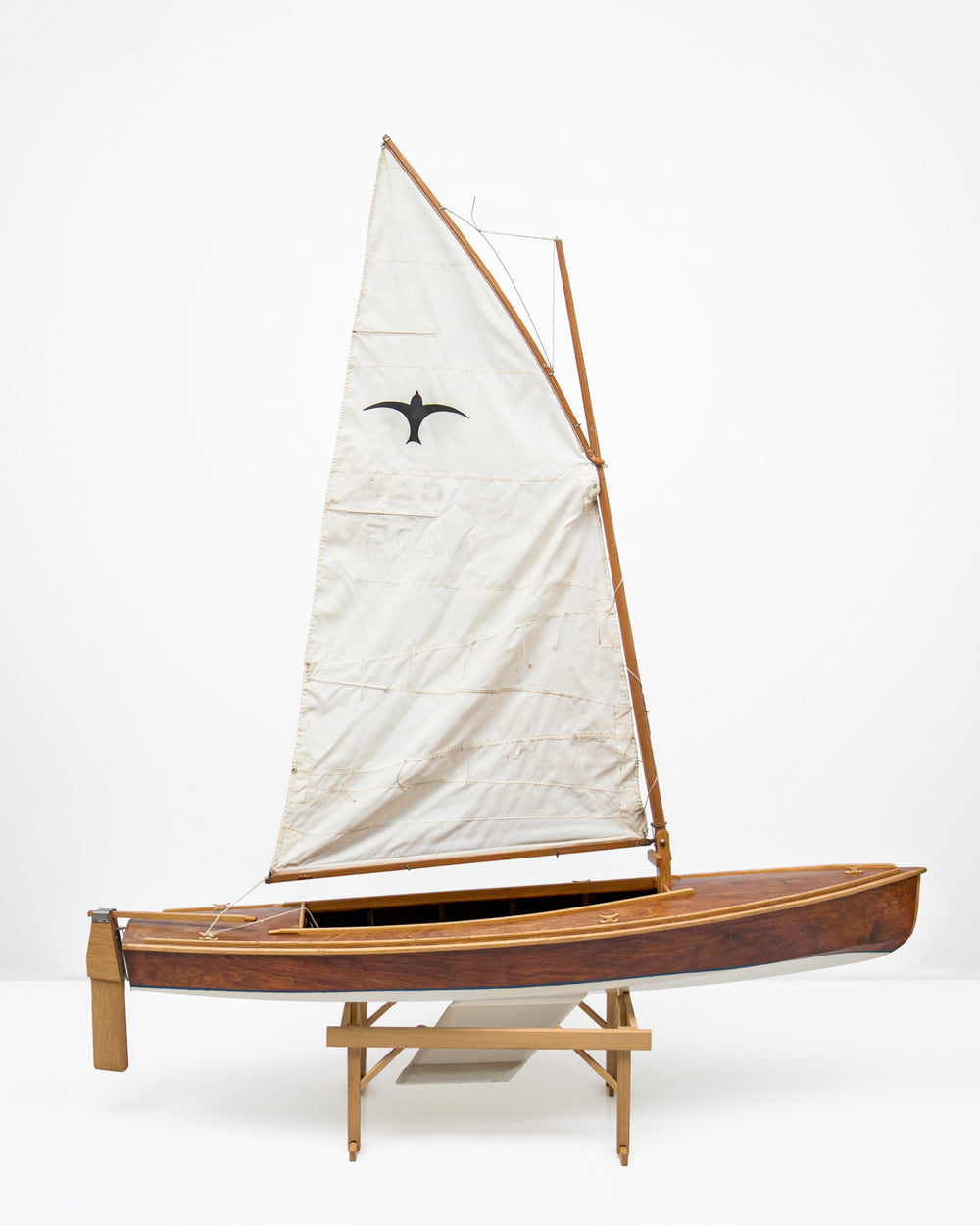 Grand Vintage Dutch “Valk” Sailing Model, 1970s